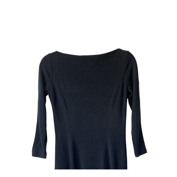 Ralph Lauren Black Label Sheath Dress Size 6  MInimalist Capsule Wardrobe Wool - Picture 5 of 8